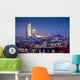 leipzig skyline at night Wall Mural