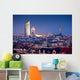 leipzig skyline at night Wall Mural