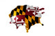 Blot with Maryland State Wall Decal