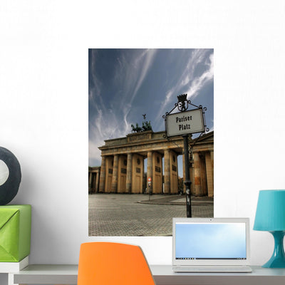 Brandenburger Tor Berlin Deutschland Wall Mural shown on a wall