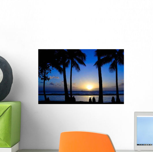 Sunset Waikiki Wall Decal