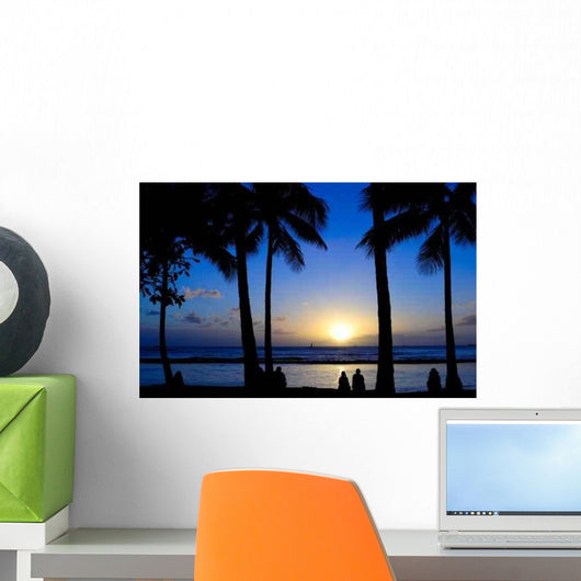 Sunset Waikiki Wall Decal
