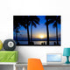 Sunset Waikiki Wall Decal