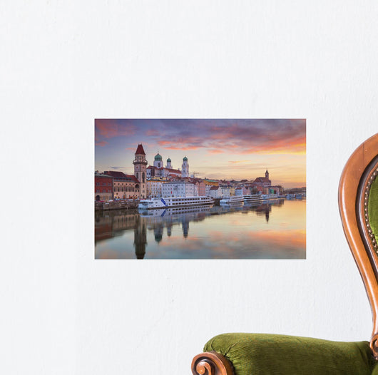 Passau Passau Skyline during Wall Decal