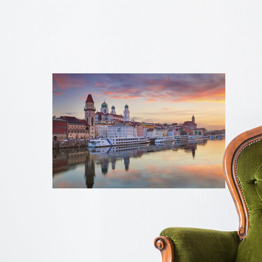 Passau Passau Skyline during Wall Decal