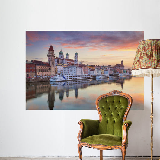 Passau Passau Skyline during Wall Decal