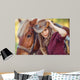 Horse and Fashion Cowgirl Wall Decal