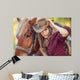 Horse and Fashion Cowgirl Wall Decal