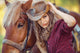 Horse and Fashion Cowgirl Wall Decal