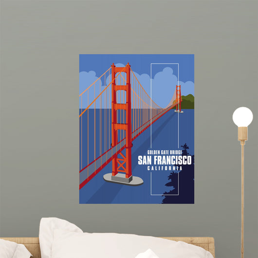 Puente Golden Gate San Wall Decal