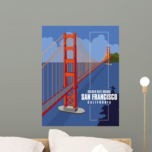 Puente Golden Gate San Wall Decal