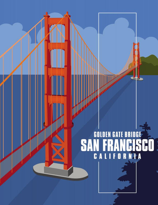 Puente Golden Gate San Wall Decal