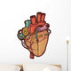 Steampunk Anatomical Heart Wall Decal