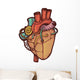 Steampunk Anatomical Heart Wall Decal