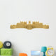 Big Sand Castle White Wall Decal