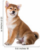 adorable red shiba inu puppy Wall Decal