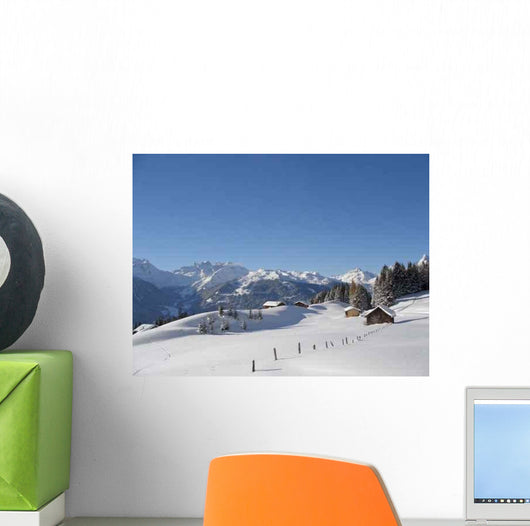 Winter Landscape Wall Decal Design 6