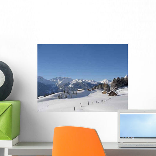 Winter Landscape Wall Decal Design 6