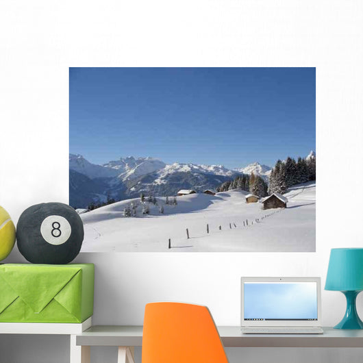Winter Landscape Wall Decal Design 6