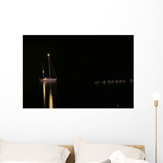 Yacht Night Wall Decal