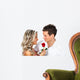 Couple  in love Wall Decal
