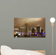 Miami City Skyline Stormy Wall Mural