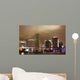 Miami City Skyline Stormy Wall Mural