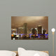Miami City Skyline Stormy Wall Mural