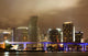 Miami City Skyline Stormy Wall Mural