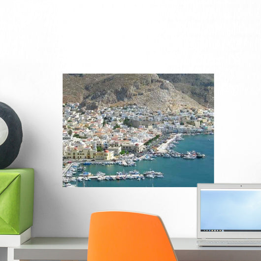 Kalymnos Aerial Wall Decal