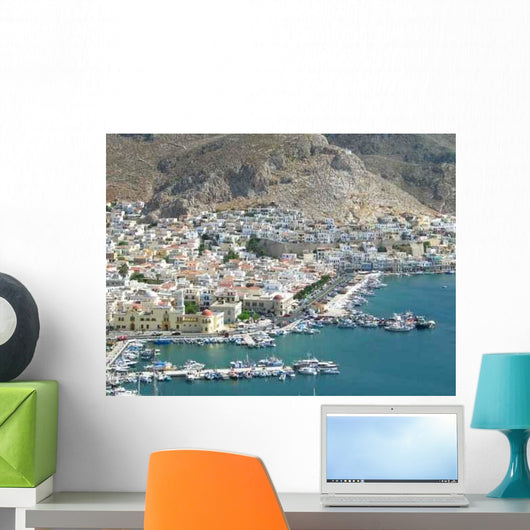 Kalymnos Aerial Wall Decal