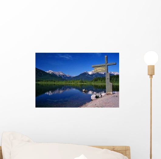 Vermillion Lakes Wall Decal
