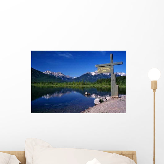 Vermillion Lakes Wall Decal