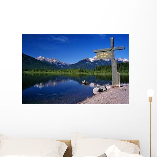 Vermillion Lakes Wall Decal