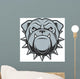 Head Fierce Bulldog Wall Decal