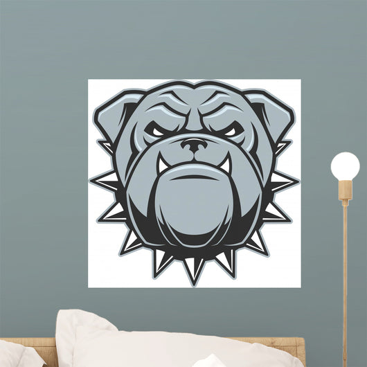 Head Fierce Bulldog Wall Decal