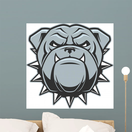Head Fierce Bulldog Wall Decal
