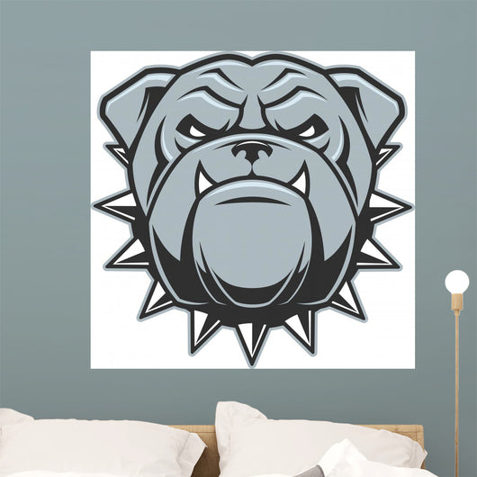 Head Fierce Bulldog Wall Decal