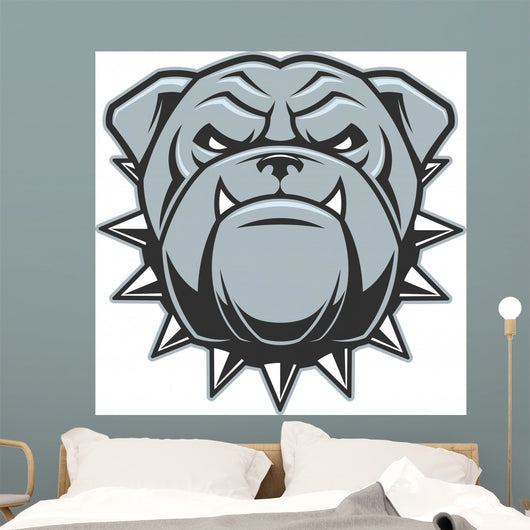 Head Fierce Bulldog Wall Decal