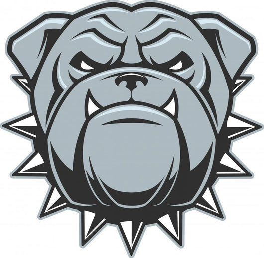 Head Fierce Bulldog Wall Decal