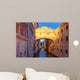 Bridge of Sighs or Ponte dei Sospiri at night, Venice, Italy Wall Mural