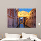 Bridge of Sighs or Ponte dei Sospiri at night, Venice, Italy Wall Mural