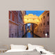 Bridge of Sighs or Ponte dei Sospiri at night, Venice, Italy Wall Mural