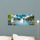 Paisaje pintoresco.Oceano y montañas.Viajes y aventuras alrededor del mundo.Islas de Tailandia.Phuket. Wall Mural