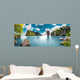 Paisaje pintoresco.Oceano y montañas.Viajes y aventuras alrededor del mundo.Islas de Tailandia.Phuket. Wall Mural