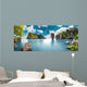 Paisaje pintoresco.Oceano y montañas.Viajes y aventuras alrededor del mundo.Islas de Tailandia.Phuket. Wall Mural