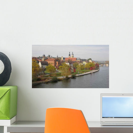Cityscape from Kitzingen Wall Decal
