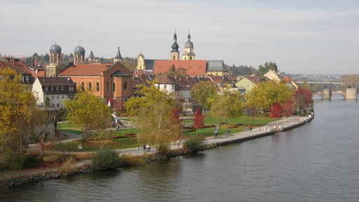 Cityscape from Kitzingen Wall Decal