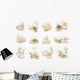 Collection Popcorn Wall Decal Sticker Set