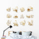 Collection Popcorn Wall Decal Sticker Set